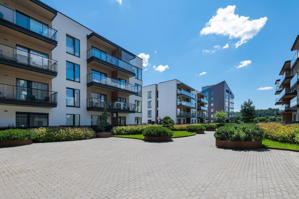 Bright Kaunas Apartment With Castle View エクステリア 写真